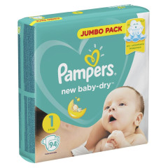 Pampers Подгузники New Baby-Dry 1 (2-5 кг) N94