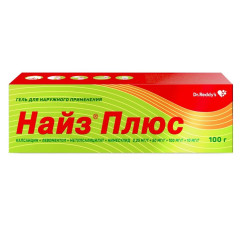 Найз Плюс гель для наружного применения 0,25мг+50мг+100мг+10мг 100г
