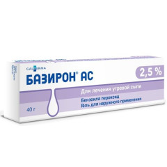 Базирон АС гель 2,5% 40г