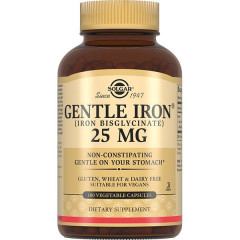 Солгар Легкодоступное железо Джентл Айрон капсулы 475мг N180