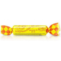 Аскорбиновая кислота с сахаром таблетки 3г №10