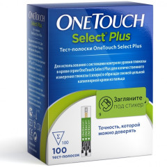 Тест-полоски One Touch Select Plus N100
