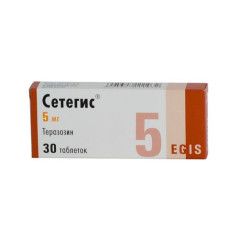 Сетегис таблетки 5мг N30