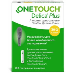 Ланцеты One Touch Delica Plus N100
