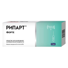 Рипарт Форте средство для замещения синовиальной жидкости 15мг/мл 3 мл шприц