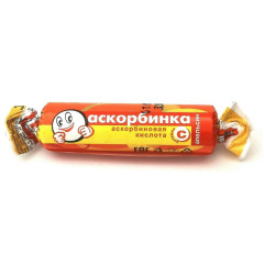 Аскорбинка со вкусом Апельсина таблетки жевательные 3г N10 крутка