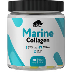 Prime Kraft Коллаген морской рыбный натуральный без добавок капсулы 630мг N180