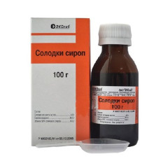 Солодки сироп с мерной ложкой 100г Эколаб