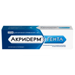 Акридерм Гента крем д/наружн применения 15г N1 туба