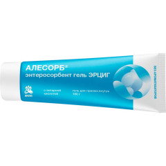 Алесорб Энтеросорбент гель Эрциг гель для приема внутрь 180г туба