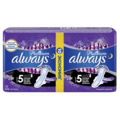 Always Прокладки платинум ультра Secure Night N10