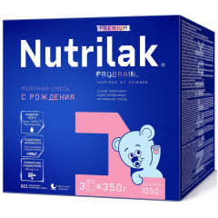 Нутрилак Premium 1 смесь молочная сухая адаптированная начальная 0+ 1050г