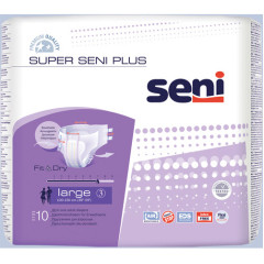 Сени супер плюс подгузники large N10