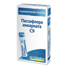 Пассифлора Инкарната С9 Гомеопатический монокомпонентный препарат гранулы гомеопатические 4г Буарон