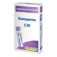 Колоцинтис С30 Гомеопатический монокомпонентный препарат гранулы гомеопатические 4г Буарон