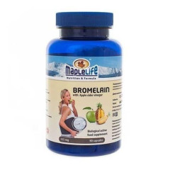 Бромелайн с яблочным уксусом капсулы 555мг N90