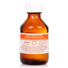 Камфорное масло 10% раствор для наружного прим 30мл Йодные технологии и маркетинг