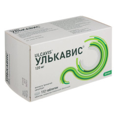 Улькавис таблетки п.п.о. 120мг N112