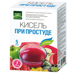 Кисель Леовит При простуде пакетики №5