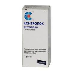 Контролок порошок д/р-ра для в/в введ 40мг N1 фл стек