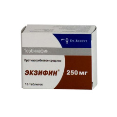 Экзифин таблетки 250мг N16