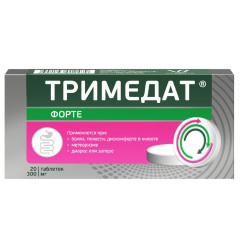 Тримедат форте таблетки пролонгированного высвобождения 300мг N20