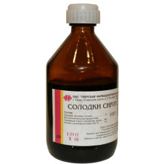 Солодки сироп 100г Тверская ФФ