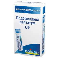 Подофиллюм Пелтатум C9 гранулы гомеопатические 4г