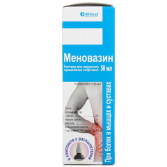 Меновазин раствор для наружного применения спиртовой 50мл флак-распылитель Эколаб