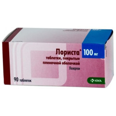 Лориста таблетки п.п.о. 100мг N90