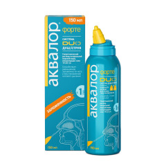 Аквалор Форте Duo спрей назальный душ/струя 150мл
