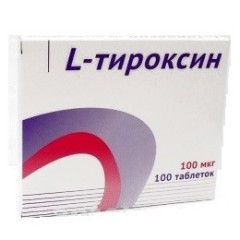 L-Тироксин таблетки 0,1мг N100
