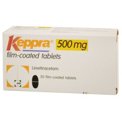 Кеппра таблетки п.п.о. 500мг N30