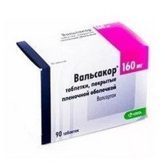 Вальсакор таблетки п.п.о. 160мг N90