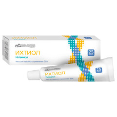 Ихтиол мазь для наружного применения 20% 25г туба Усолье-Сибирский