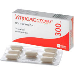 Утрожестан капсулы вагинальные 300мг №14