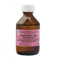 Муравьиный спирт раствор для наружного применения спиртовой 1,4% 50мл Тульская фф