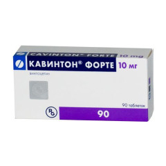 Кавинтон Форте таблетки 10мг N90