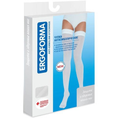 Чулки ERGOFORMA антиэмболические класс 2 р.5 белый артикул EU 267