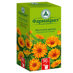 Календула (ноготки) цветки 50г Красногорсклексредства