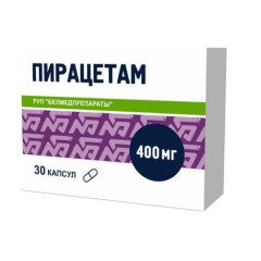 Пирацетам капсулы 400мг N30 Белмедпрепараты