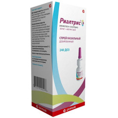 Риалтрис спрей назальный 25мкг+600мкг/доза 240доз