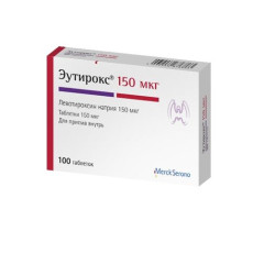Эутирокс таблетки 0,15мг N100