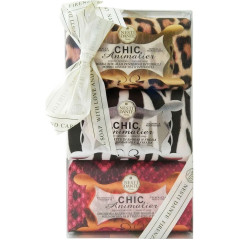 Нести Данте мыло Chic Animalier 250г набор 3шт