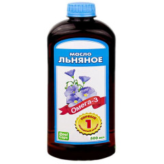 Льняное масло первый холодный отжим 500мл
