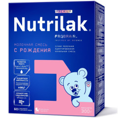 Нутрилак Premium 1 смесь молочная сухая адаптированная начальная 0+ 300г