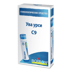 Ува Урси С9 Гомеопатический монокомпонентный препарат гранулы гомеопатические 4г Буарон