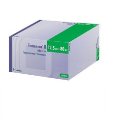 Телмиста Н таблетки 12,5мг + 80 мг N84