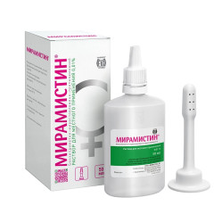 Мирамистин раствор 0,01% 50мл в комплекте с гинекологической насадкой