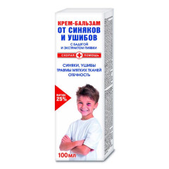 Скорая помощь крем-бальзам от синяков и ушибов 100мл